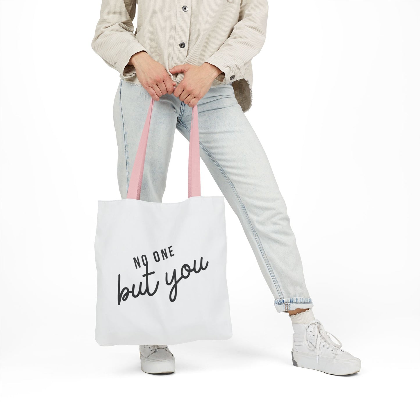 No One But You – Canvas Tote Bag (5 Strap Colors)