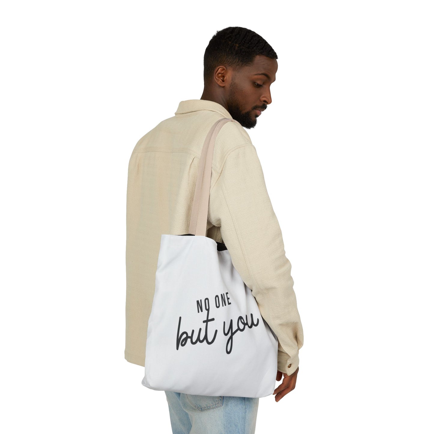 No One But You – Canvas Tote Bag (5 Strap Colors)