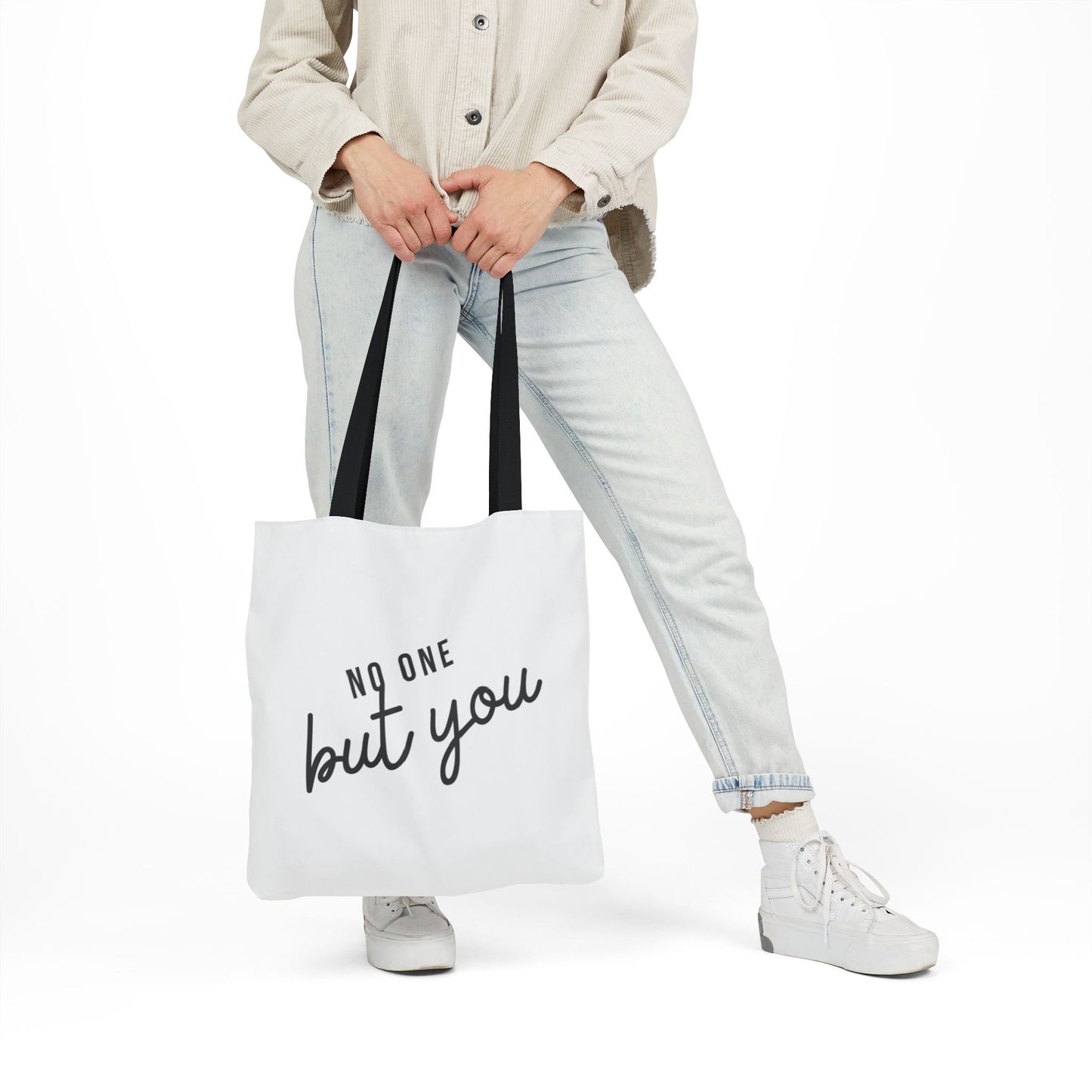 No One But You – Canvas Tote Bag (5 Strap Colors)