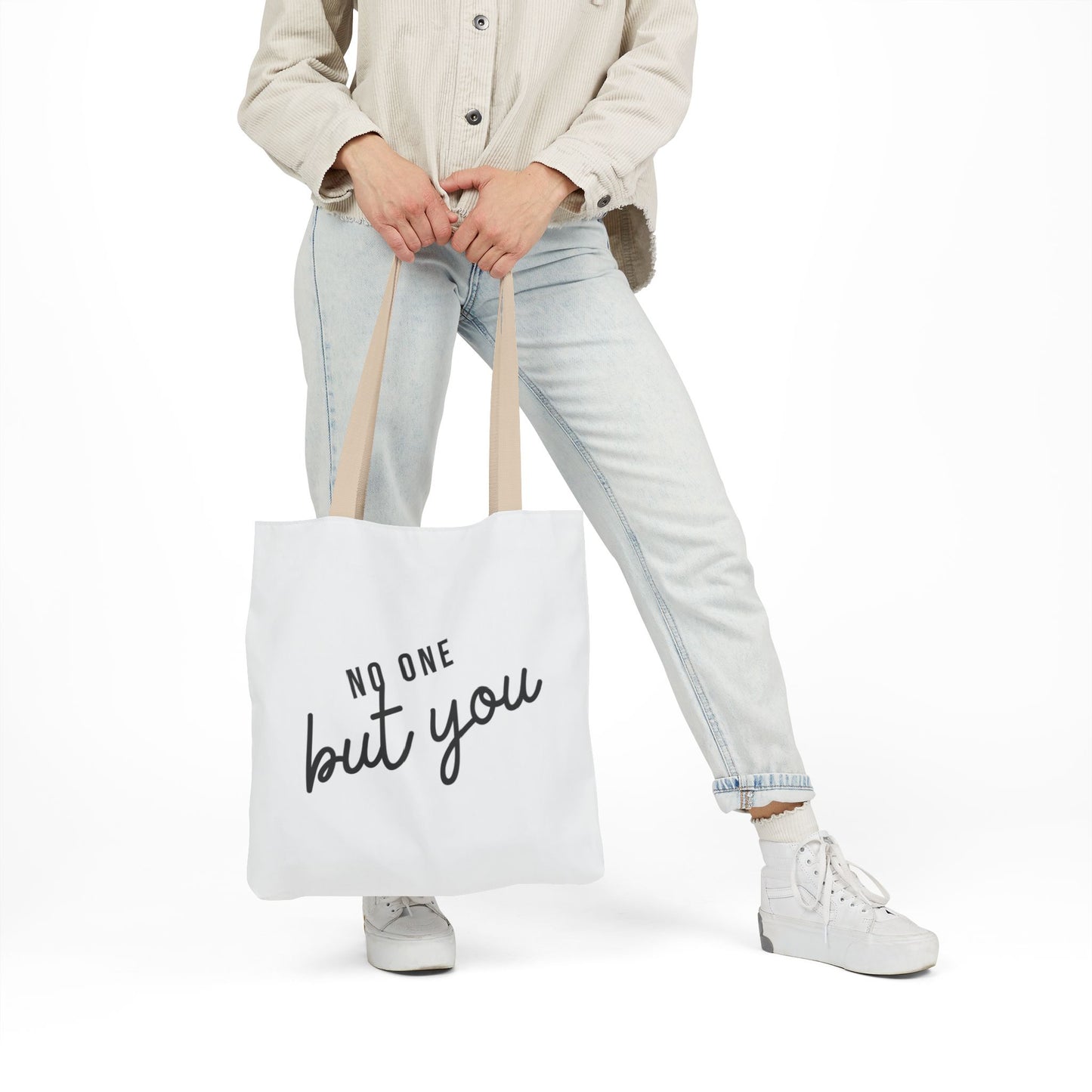 No One But You – Canvas Tote Bag (5 Strap Colors)